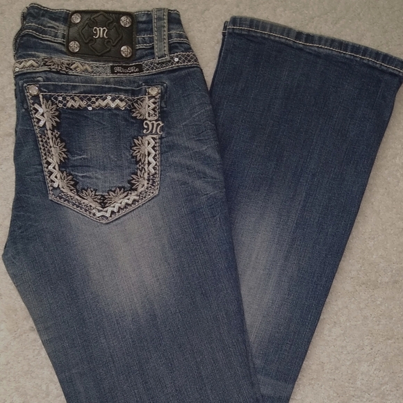 MISS ME BLUE JEANS WOMEN'S 31 (U.S. SIZE 11/12) - Picture 2 of 7